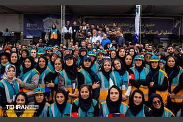 بازدید شهردار تهران از مانور تمرین اسکان اضطراری 1