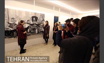 نمایشگاه نقاشی بزرگمهر حسین پور 7