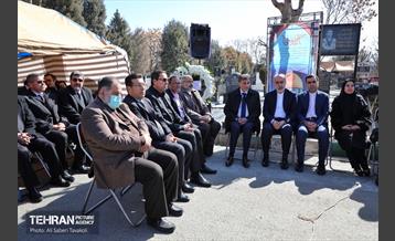 خاکسپاری سفیر سابق فلسطین در بهشت زهرا 19