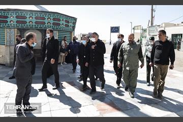 بازدید شهردار تهران از امام زاده داوود (ع) 3