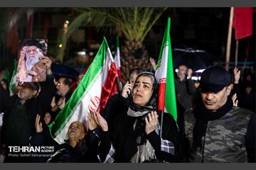 اجتماع تهرانی‌ها در حمایت از رهبری و نیروهای مسلح