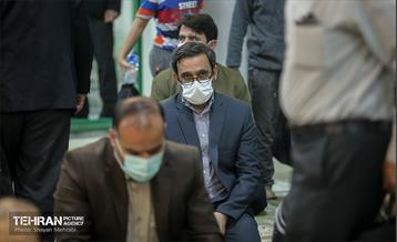 حضور شهردار تهران در مسجد ارشاد شهر ری 7