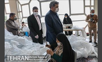 بازدید دکتر حناچى از فعالیت هاى گروه هاى مردمى و جهادى 22