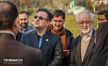 مراسم رونمایی از سازه حجمی عروج 22