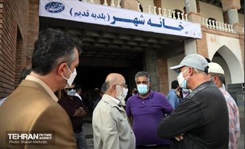 بازدید پیروز حناچی و مهدی چمران از پروژه خانه شهر(بلدیه قدیم) 34