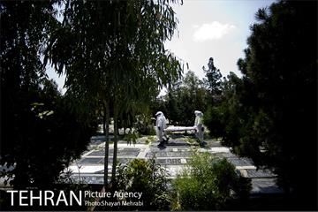 تطهیر و تدفین جانباختگان کرونایی در بهشت زهرا(س) 32