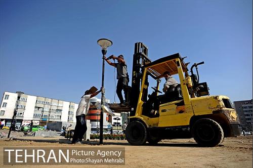 پروژه ساماندهی میدان هفتم تیر در آستانه بهره برداری 23