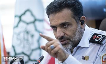 نشست خبری مدیرعامل سازمان آتش‌نشانی 14