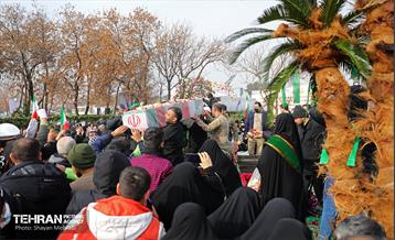 مراسم تشییع و تدفین شهید گمنام در بوستان ولایت 28