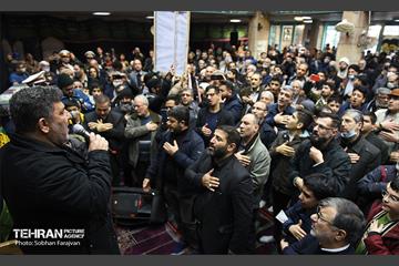 تشییع پیکر شهید گمنام در مسجد حجت(عج) 15