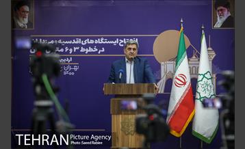 مراسم بهره برداری از ایستگاه های مترو اقدسیه و مرزداران 32