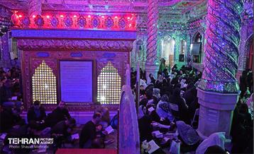 احیای شب بیست‌ویکم ماه رمضان امامزاده پنج تن لویزان 55