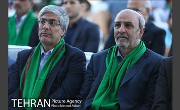 اهتزاز پرچم امام رضا در کمیته ملی المپیک 4