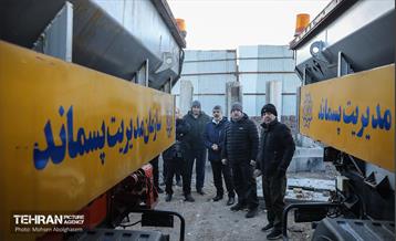 مانور برف‌‍‌روبی منطقه 4 شهرداری تهران 17