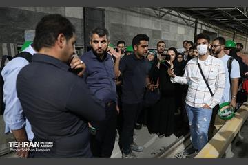 تور بازدید شرکت کنندگان دوره آرمانشهر از ایستگاه مترو میدان کتاب 14