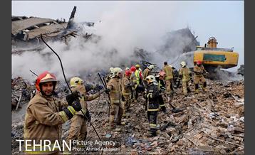 سومین روز عملیات امداد ونجات حادثه پلاسکو -2 4