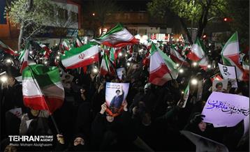 عزاداری هفتمین روز شهادت رهبر انقلاب در میدان بریانک 5