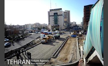 زیرگذر استاد معین قبل از افتتاح 41