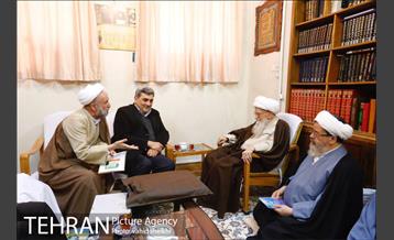 دیدار شهردار تهران با آیت الله العظمی صافی گلپایگانی 5