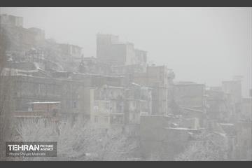 بارش برف زمستانی در تهران 1