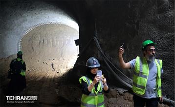 عملیات حفاری خط ۱۰ متروی تهران 60