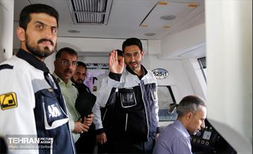 بازدید مدیرعامل شرکت بهره‌برداری متروی تهران از خدمت رسانی در روز اربعین