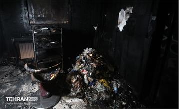 آتش‌سوزی در بیمارستان گاندی تهران 22