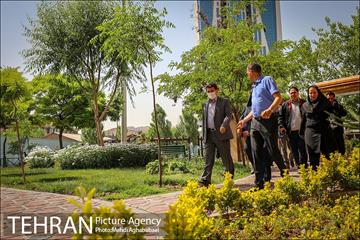 بازدید مهندس شاپور رستمی معاون هماهنگی و امور مناطق شهرداری تهران از پروژه های منطقه ۸ 4