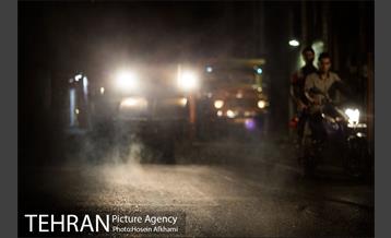 عملیات آسفالت ریزی در ناحیه یک منظقه هفت‎ 7