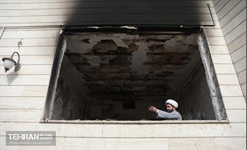 بازدید خبرنگاران رسانه‌های خارجی از تخریب اموال عمومی شهر 15