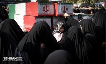 مراسم تشییع پیکرهای ۱۰۰ شهید گمنام 4