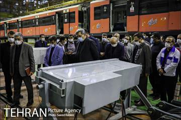بازدید علی آقامحمدی از شرکت واگن سازی تهران 21
