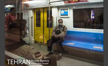 طرح فاصله گذاری اجتماعی در مترو تهران 9