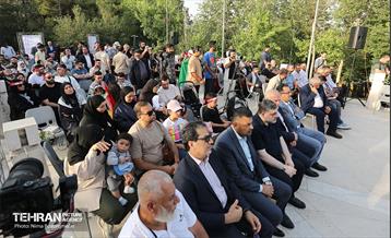 اهتزاز بزرگترین پرچم فلسطین جهان در تهران 29