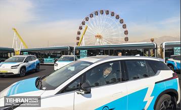 مراسم رونمایی از نخستین بسته حمل و نقل عمومی برقی تهران 63