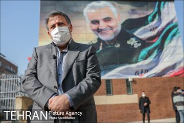 مراسم رونمایی از دیوارنگاره شهید سلیمانی 30