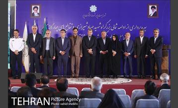 بازدید و آیین بهره برداری از قطعه شمالی و پایانی بزرگراه شهید صیاد شیرازی 40