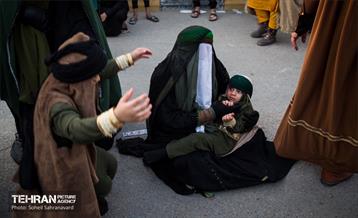 کاروان نمادین اسرای کربلا در مسیر طویریج  36