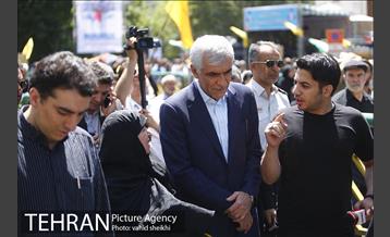 حضور شهردار تهران در راهپیمایی روز جهانی قدس 9