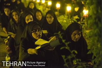 احیای شب بیست و یکم ماه رمضان در بهشت زهرا (س)‎ 12