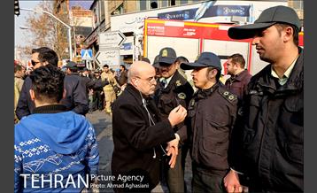 جهاد مدیران شهر تهران در میدان پلاسکو 2