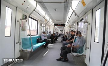 سیر آزمایشی قطار ملی مترو در امتداد خط یک شبکه مترو تهران تا ایستگاه شهر جدید پرند 15