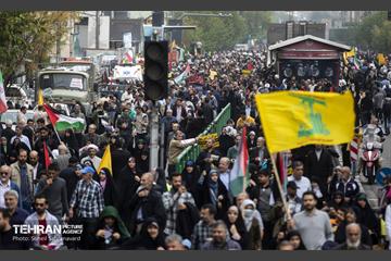 راهپیمایی مردم تهران در محکومیت جنایات رژیم صهیونیستی 4