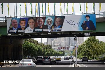 نصب تبلیغات نامزدهای چهاردهمین دوره انتخابات ریاست جمهوری در پایتخت 8