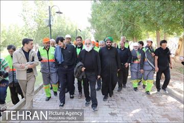بازدید اعضای شورای اسلامی شهر تهران از خدمات رسانی به زائران اربعین حسینی 9