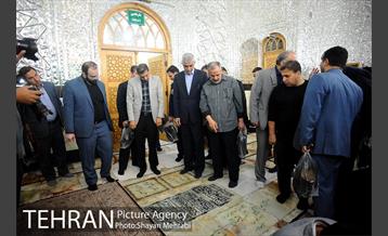 بازدید شهردار تهران از حرم عبدالعظیم حسنی(ع) به مناسبت روز تهران 8