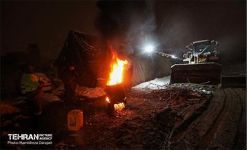 به وقت خدمت؛ برف‌روبی منطقه 1 شهرداری تهران 18