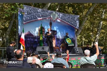 مراسم شهادت امام رضا(ع) و سالگرد تدفین شهدای گمنام منطقه۸
