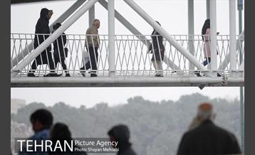 برف پاییزی در تهران 8