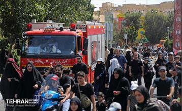 خدمت‌رسانی شهرداری تهران به جاماندگان اربعین حسینی(ع) 16